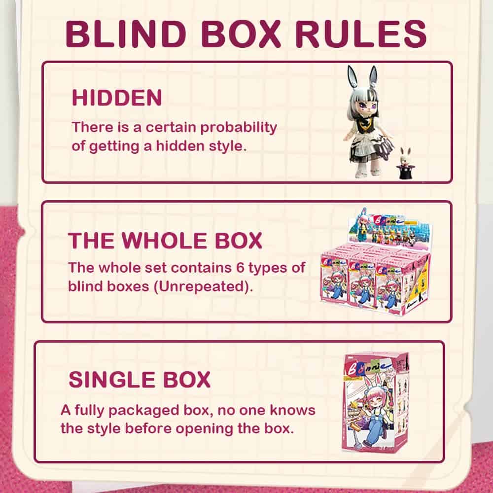 BEEMAI Bonnie The Journey of Streets Series 6PCs 1/12 BJD - Imagen 4