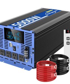 Inversor de Corriente 5000 Vatios Onda Senoidal Pura 12V a