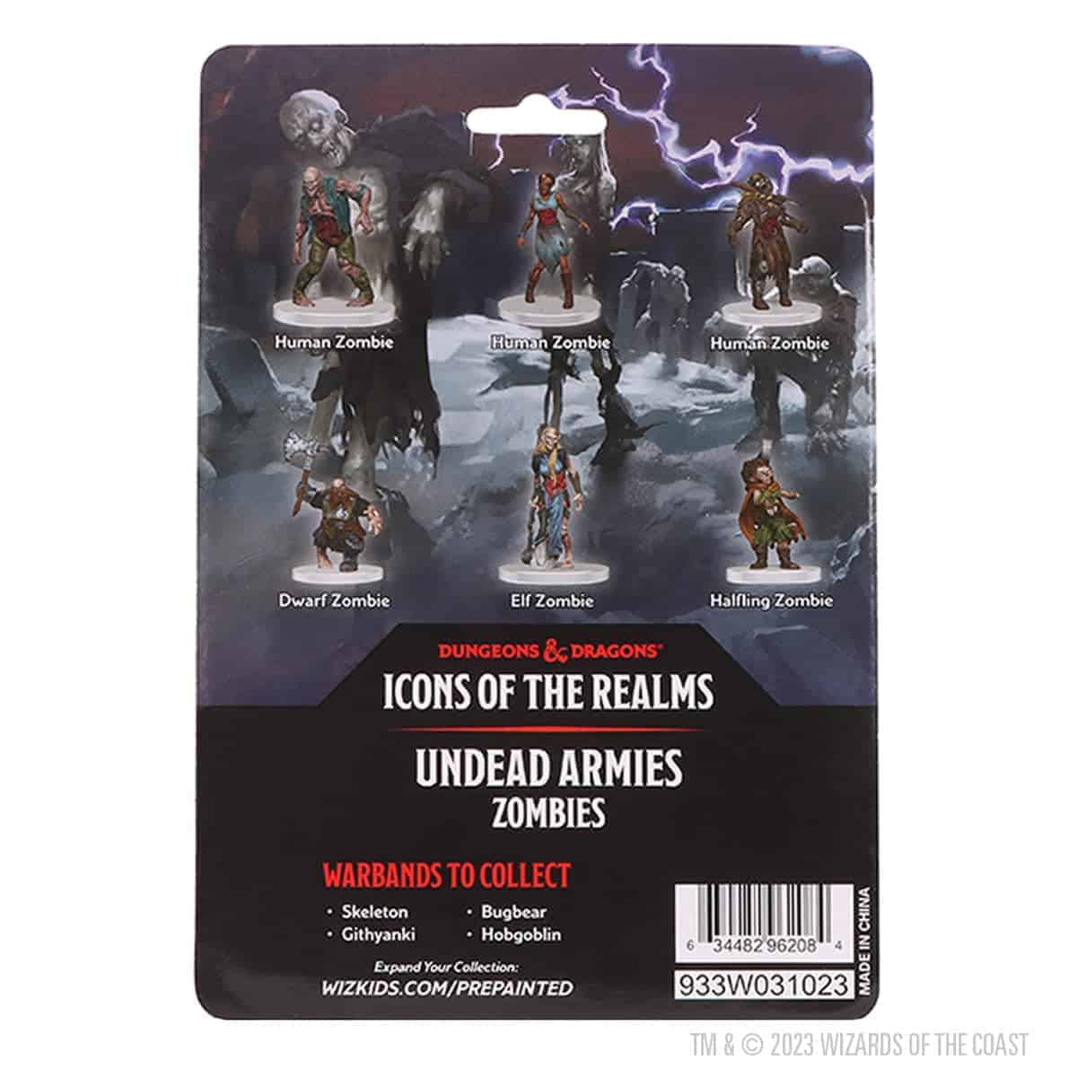 WizKids D&D Icons of The Realms: Undead Armies - Zombies - Imagen 3