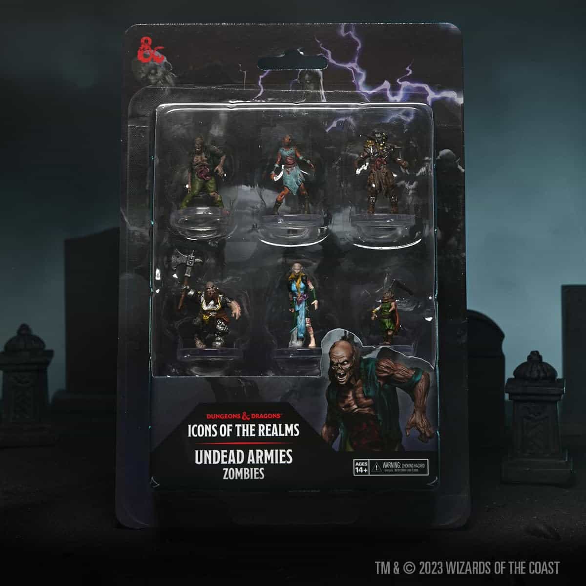 WizKids D&D Icons of The Realms: Undead Armies - Zombies - Imagen 6