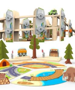 Set de Tren de Madera en Espiral del Parque Nacional de