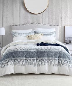 Funda de Edredón Tamaño King CozyDH - Patrón Geométrico