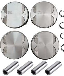 Juego de pistón y anillos de motor compatible con Bui-ck