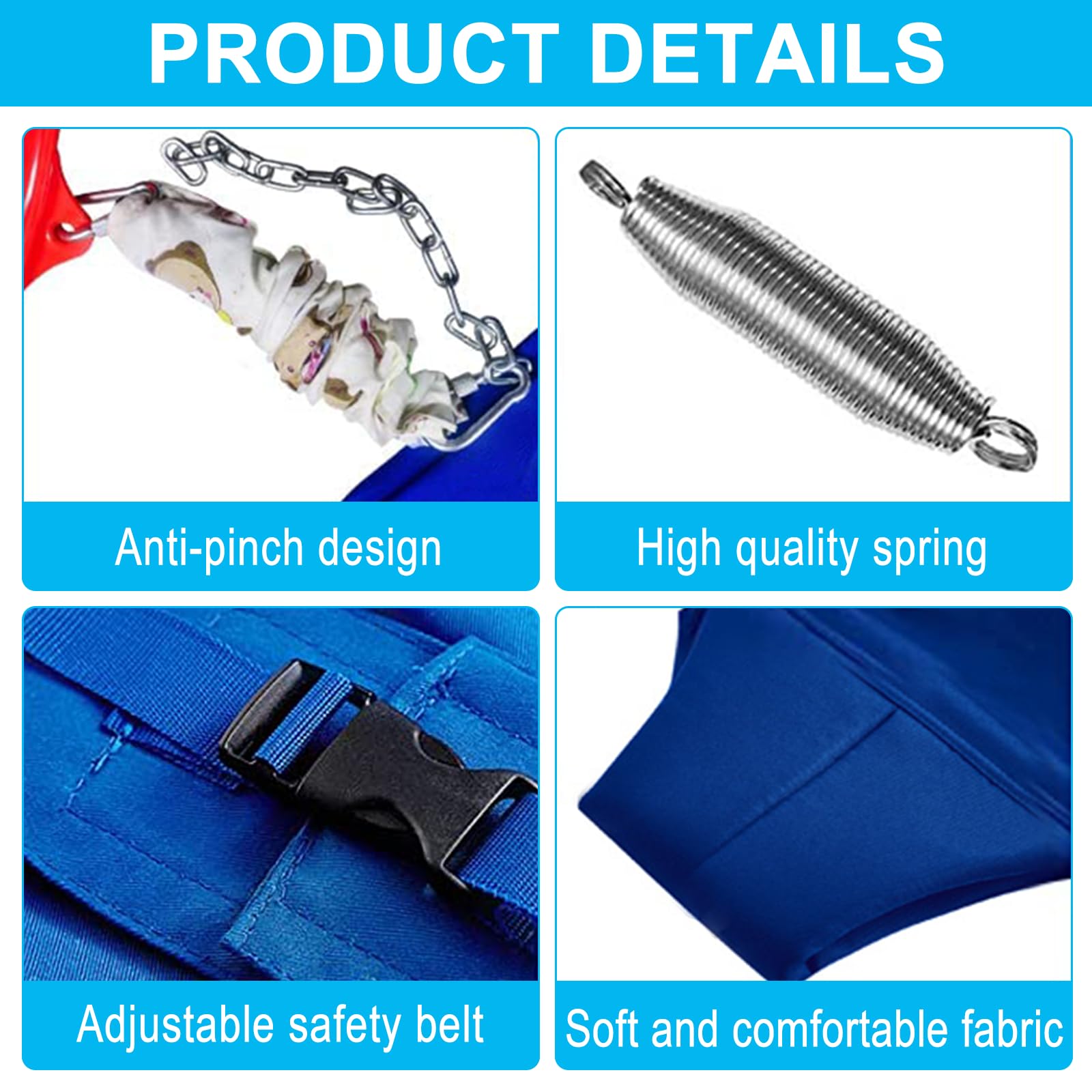 2 en 1 Columpio para Niños Pequeños - Jumper, Set de - Imagen 5