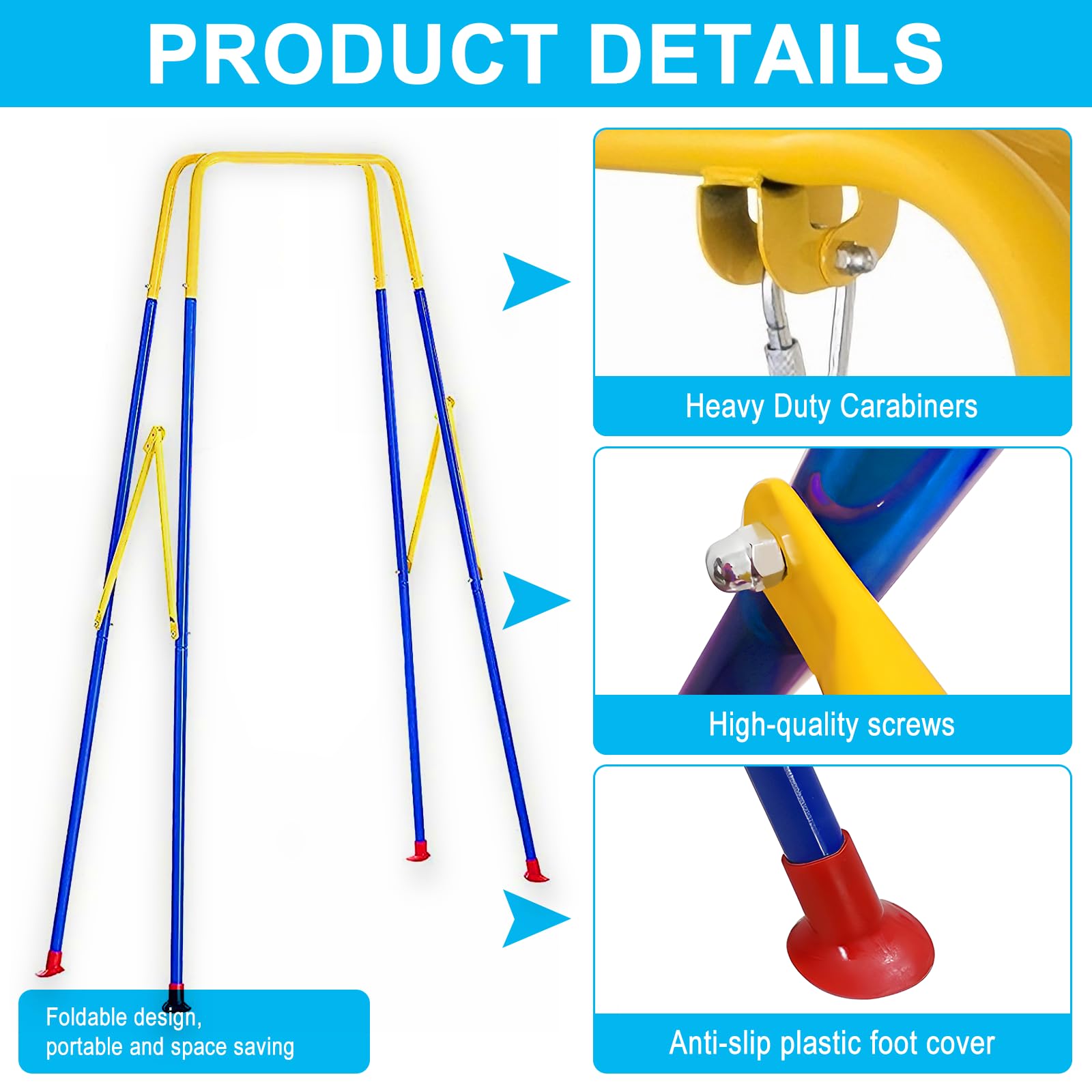 2 en 1 Columpio para Niños Pequeños - Jumper, Set de - Imagen 6