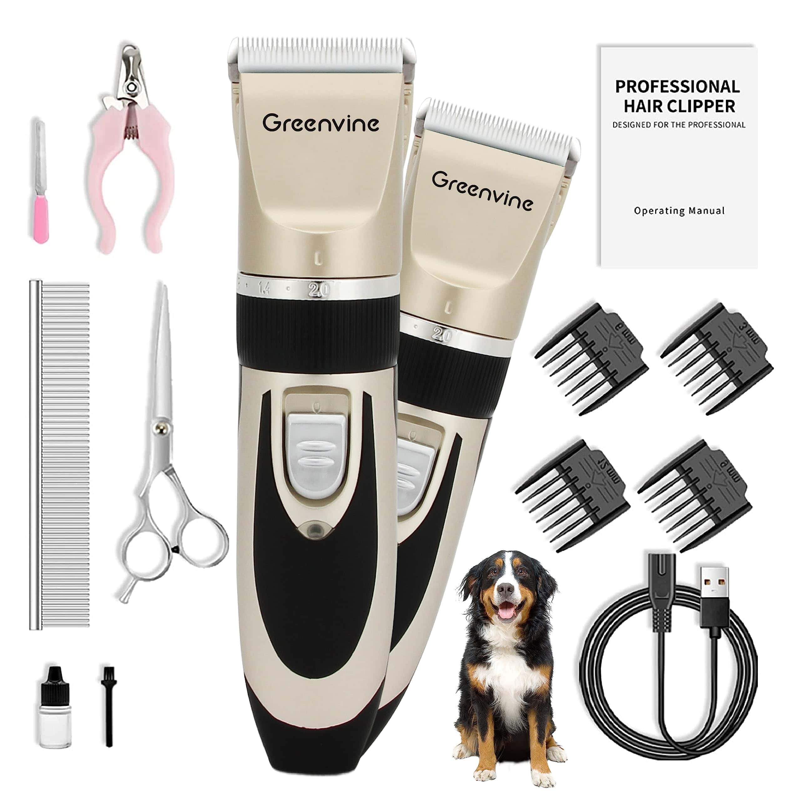 Cortadora de Pelo para Perros Silenciosa Recargable