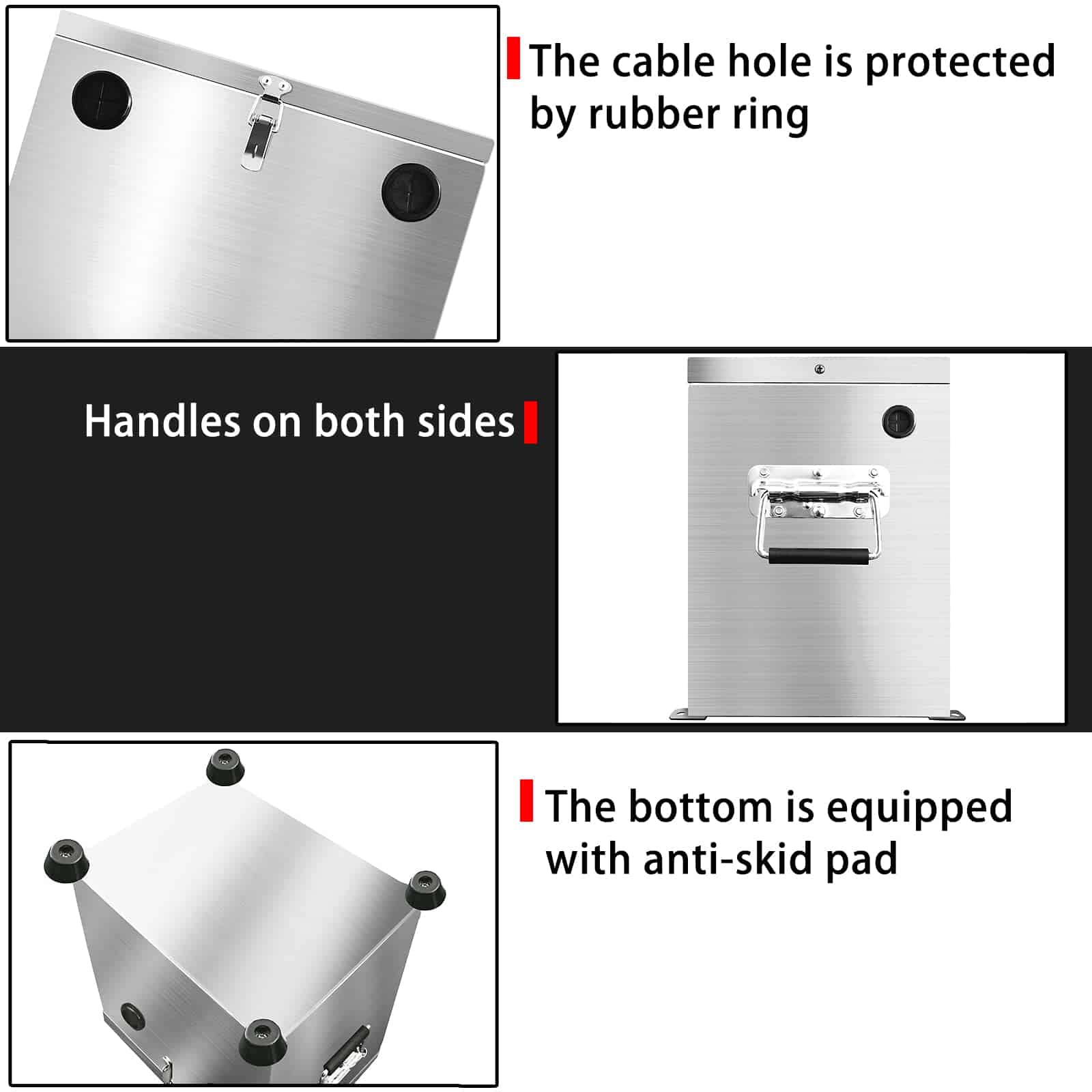 Caja de batería para automóvil/RV/Marina de 12V, Kit de - Imagen 5