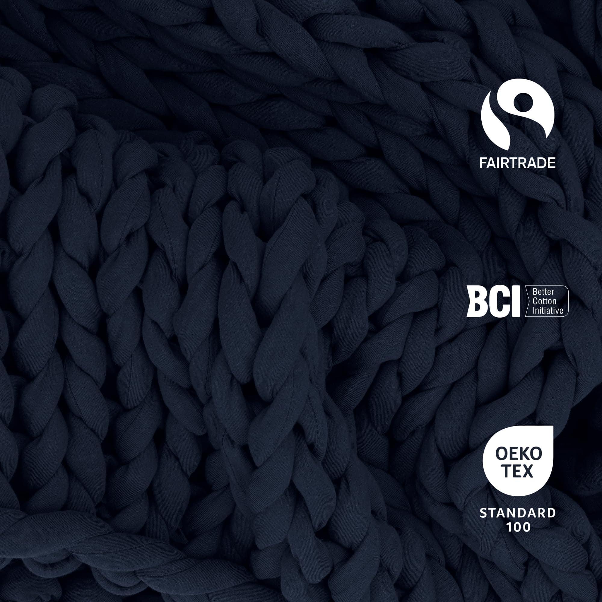 Mantas Ponderadas de Punto de Algodón para Adultos de - Imagen 5