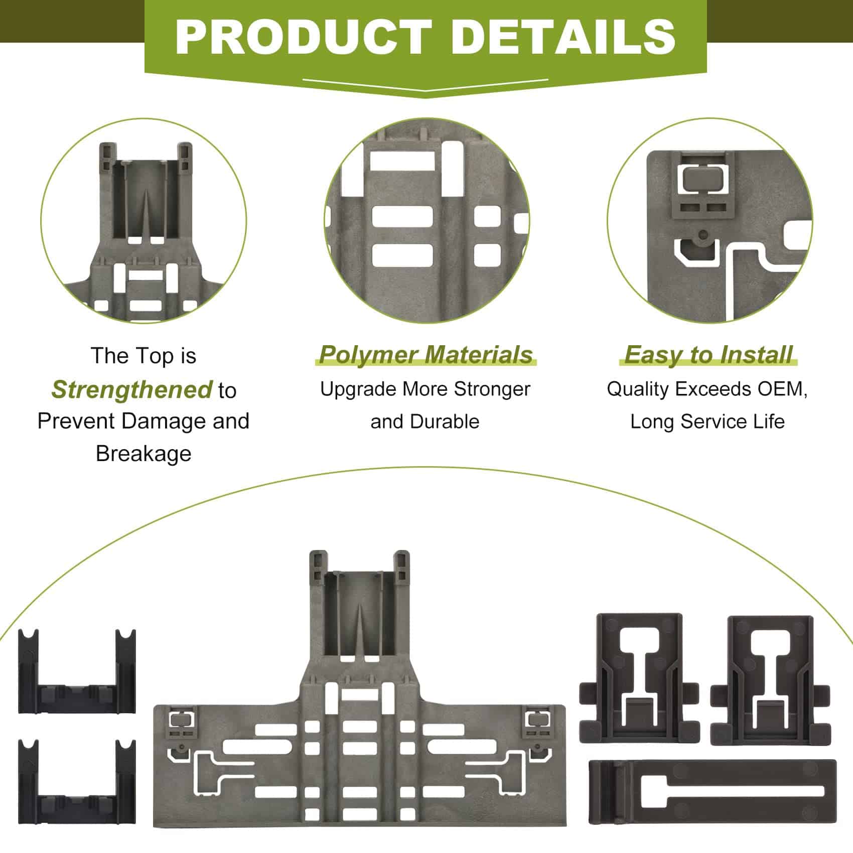 Kit de piezas de ajustador de estante superior de - Imagen 4