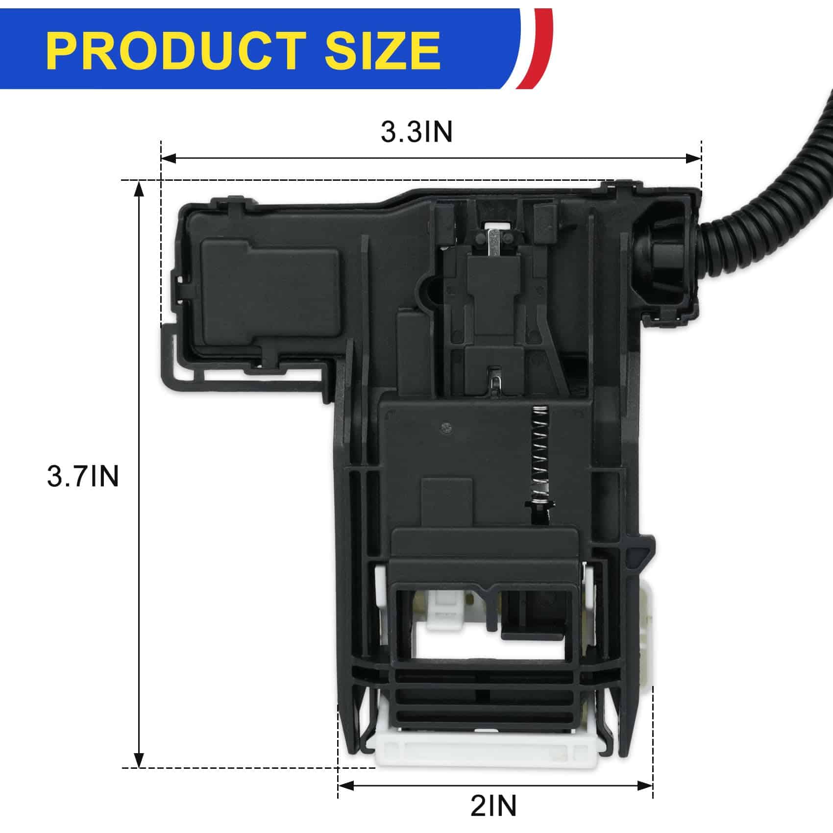 Ensamblaje de bloqueo de tapa de lavadora (3 cables) - Imagen 5