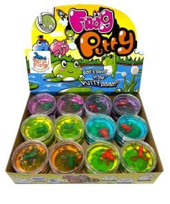 Estuche completo de juguetes WARM FUZZY (12) Frog Putty |
