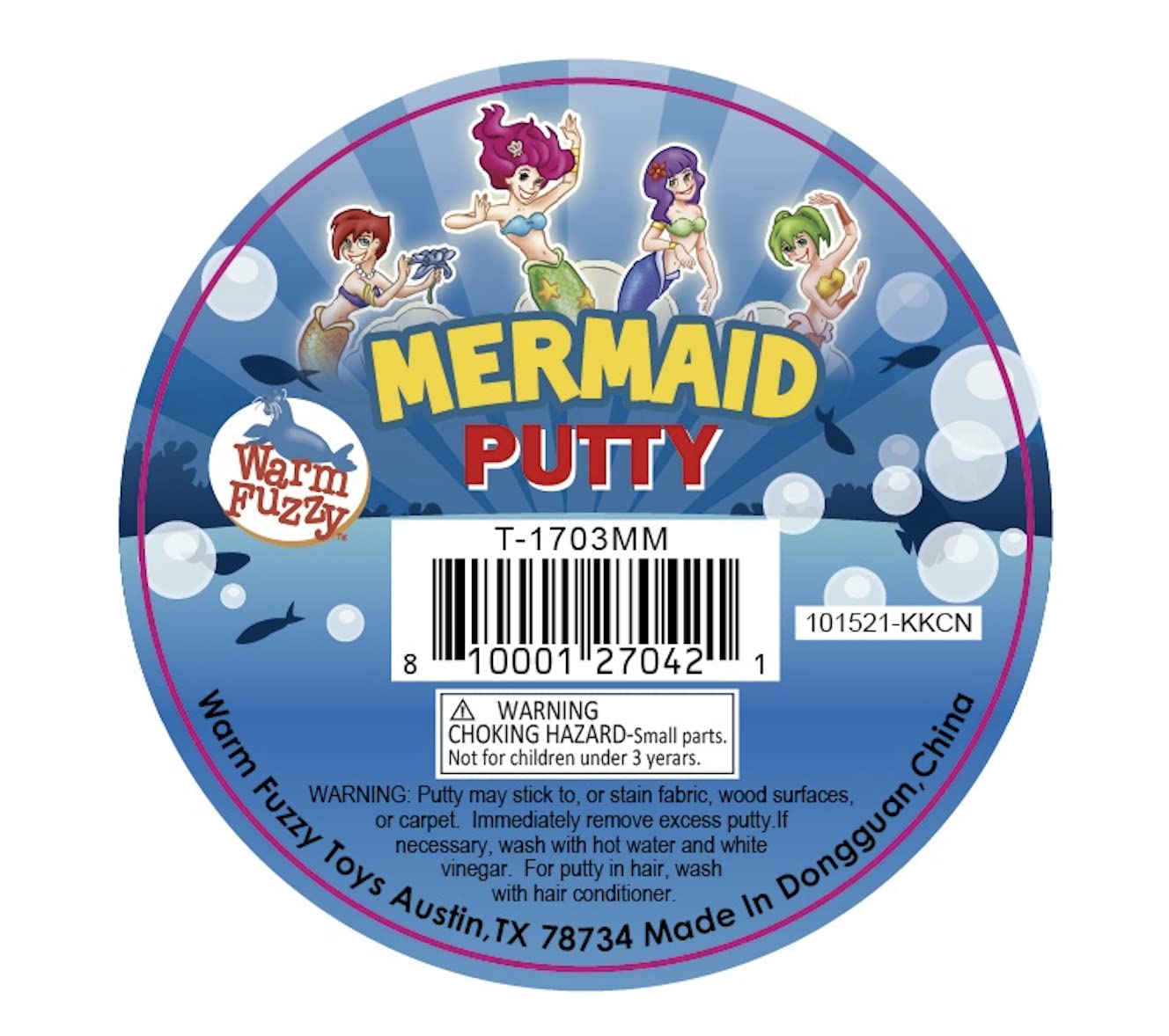 Estuche completo de juguetes WARM FUZZY (24) Mermaid Putty| - Imagen 5