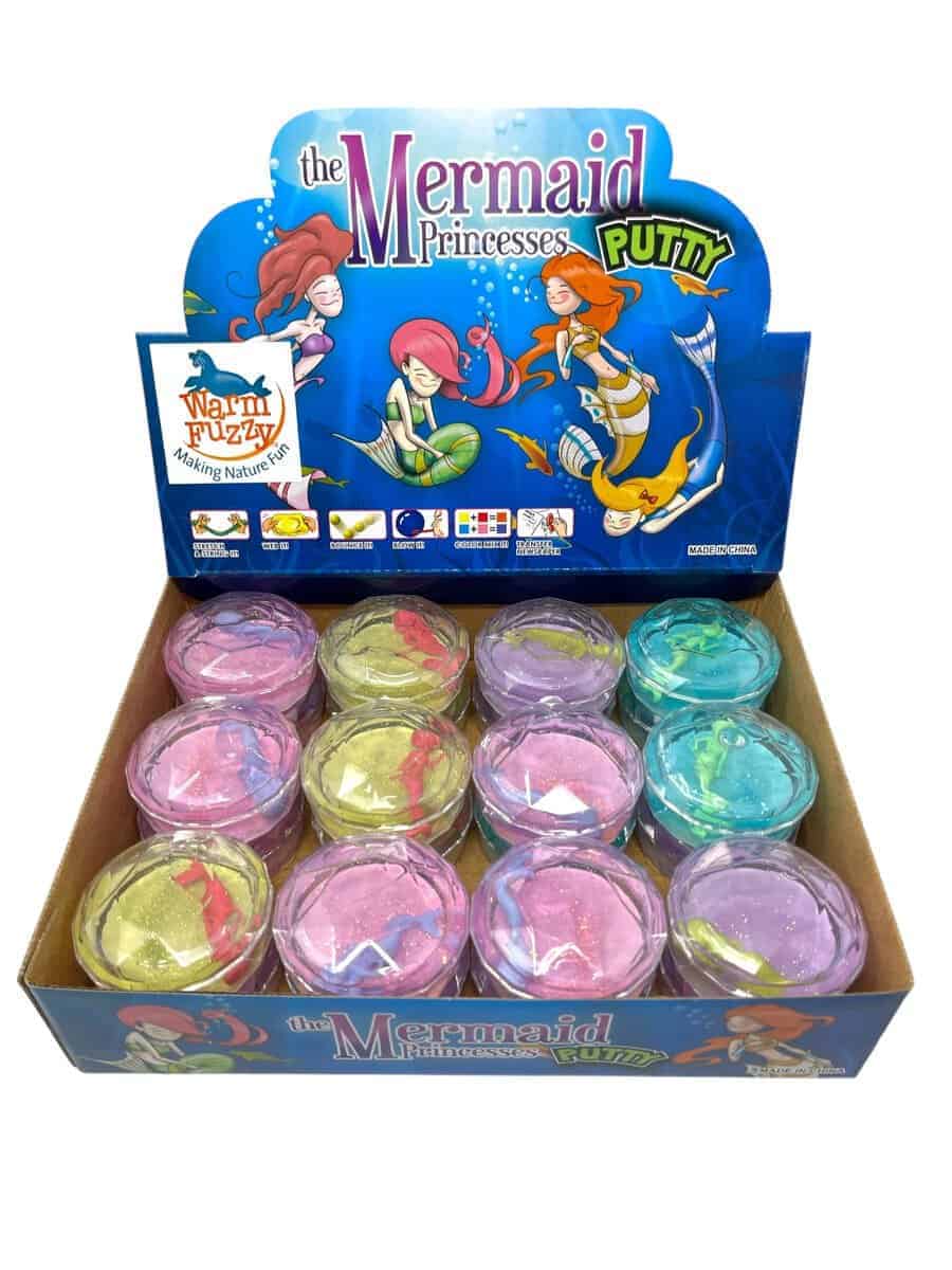 Estuche completo de juguetes WARM FUZZY (24) Mermaid Putty|
