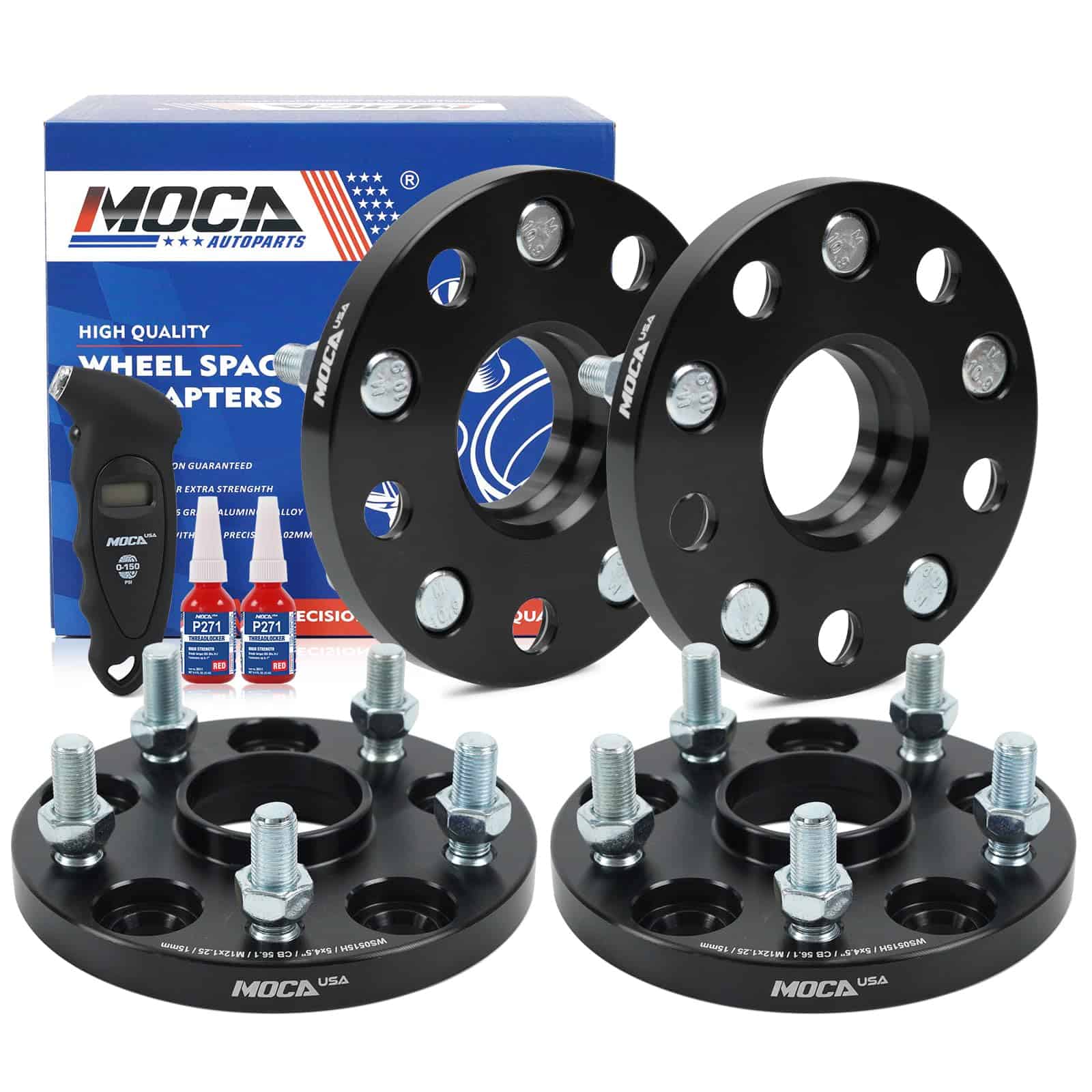 Espaciadores de Rueda MOCA 5x4.5 a 5x4.5 se Adapta a