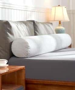 Almohada corporal SyMax 7.8"x38" para cama Twin, relleno de