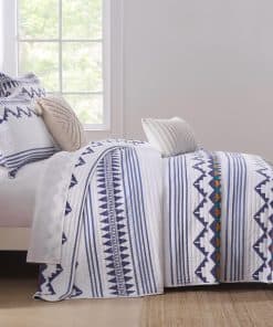 Set de Colcha King Size de Algodón 100%, Juego de Colchas