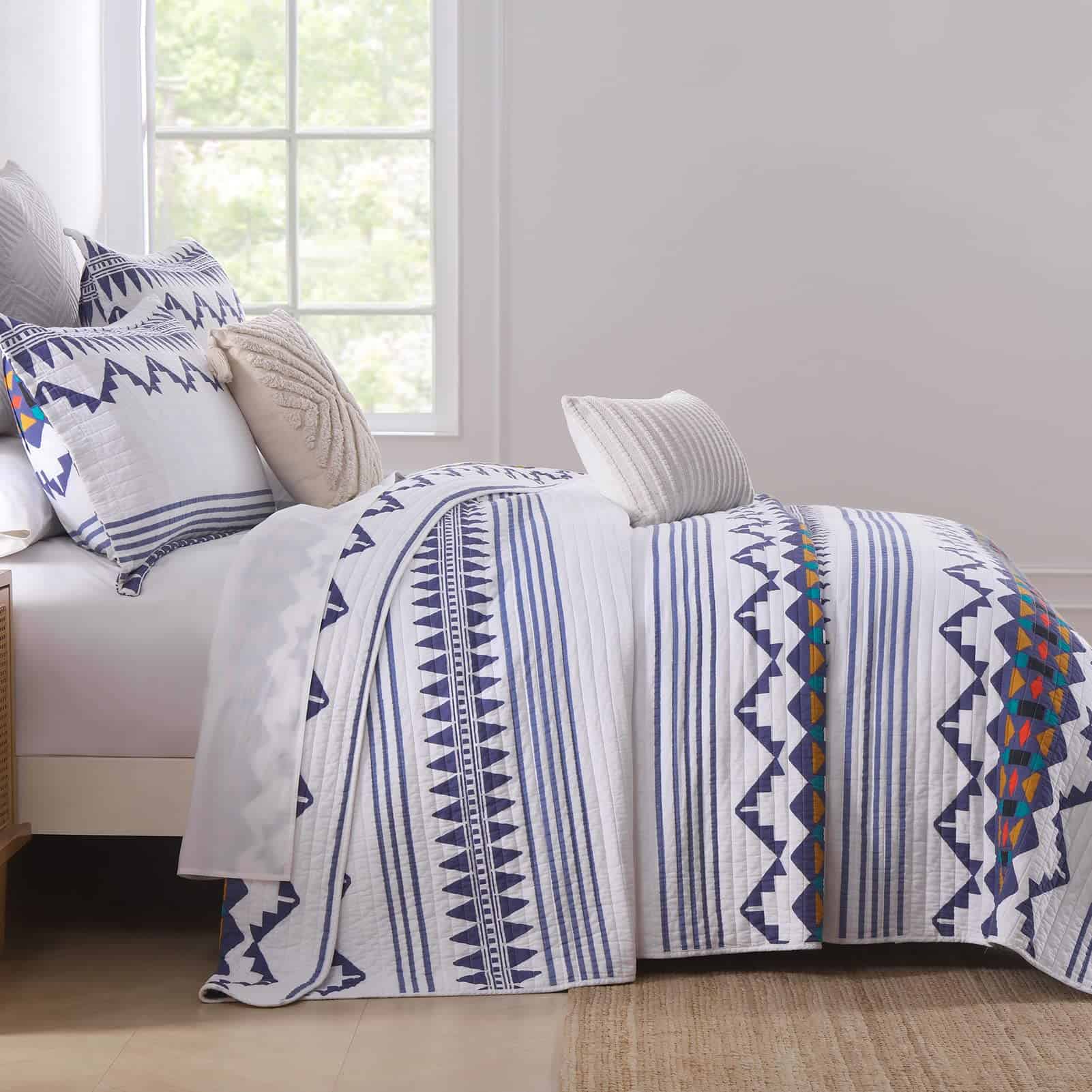 Set de Colcha King Size de Algodón 100%, Juego de Colchas