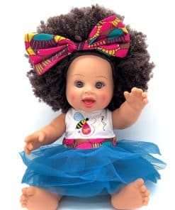 Muñeca Bebé Orijin Bees Fro Melody - Muñeca Afroamericana,