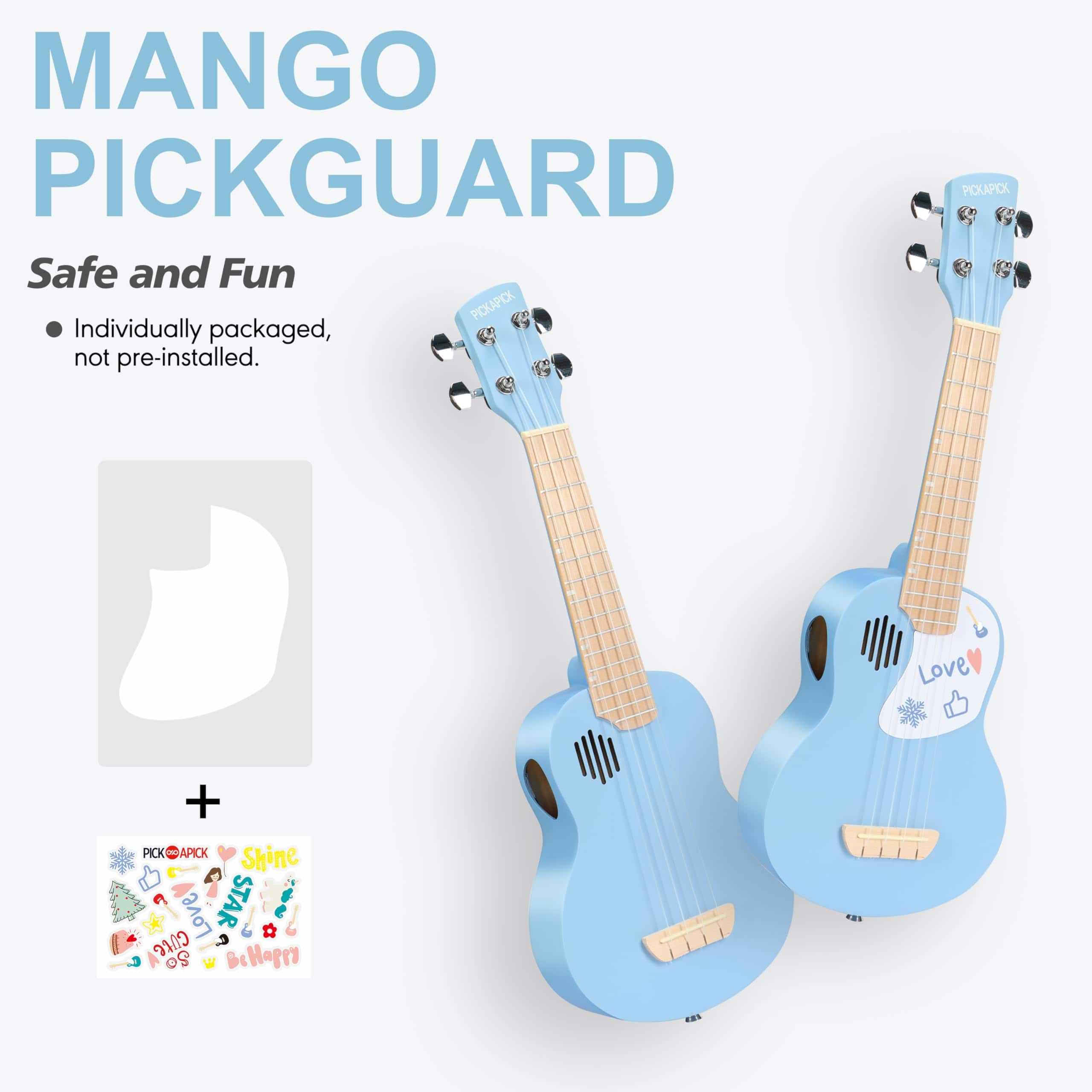 PICKAPICK Ukulele 21" Soprano Bundle para Principiantes - - Imagen 5