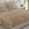 Juego de Sábanas 100% Algodón Egipcio Tamaño -Taupe