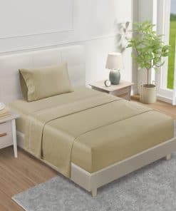 Juego de sábanas 100% algodón egipcio de 800 hilos Twin XL