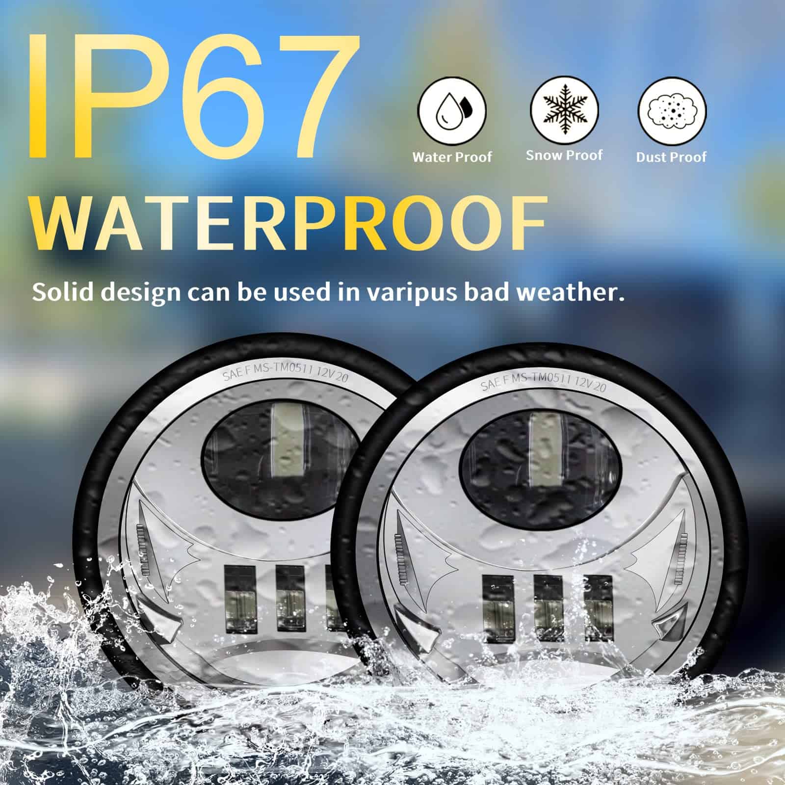 Luces de niebla LED RoadandLord para Tacoma 2005-2011 / - Imagen 4