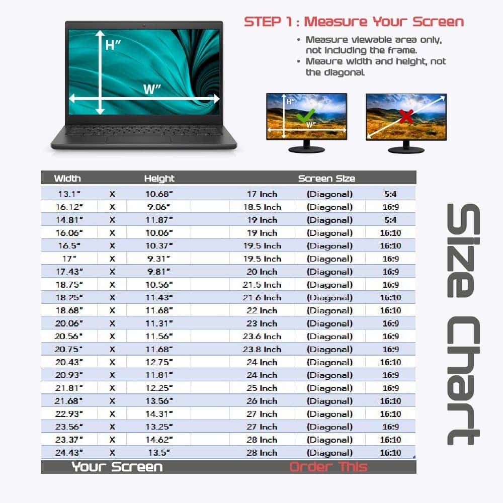 Filtro de pantalla de privacidad para monitor de pantalla - Imagen 5