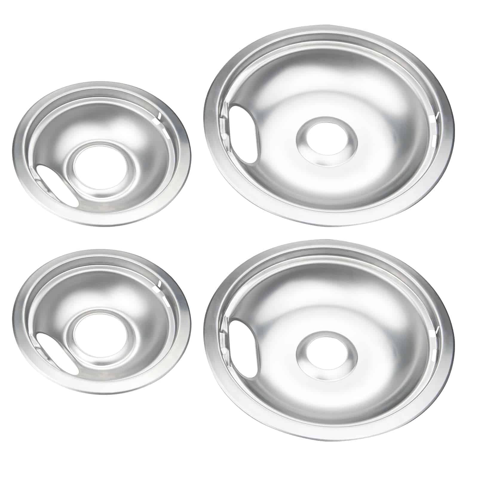 Kit de 4 Tapetes Mejorados de Cromo para Quemadores