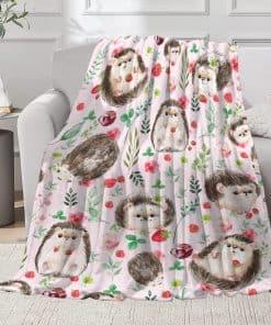 Manta de erizo Yukisbea | Regalo divertido para amantes de