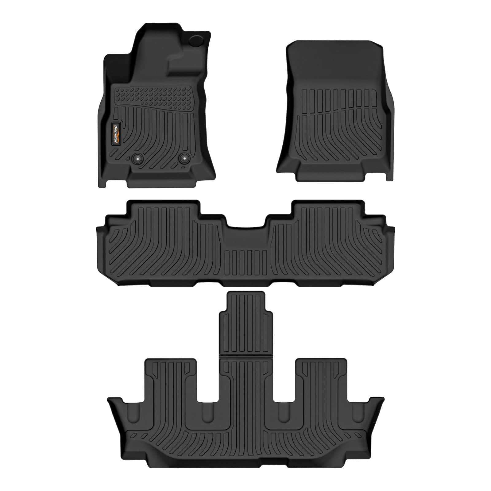 Tapetes para Piso 2019-2024 Subaru Ascent 7 Pasajeros,
