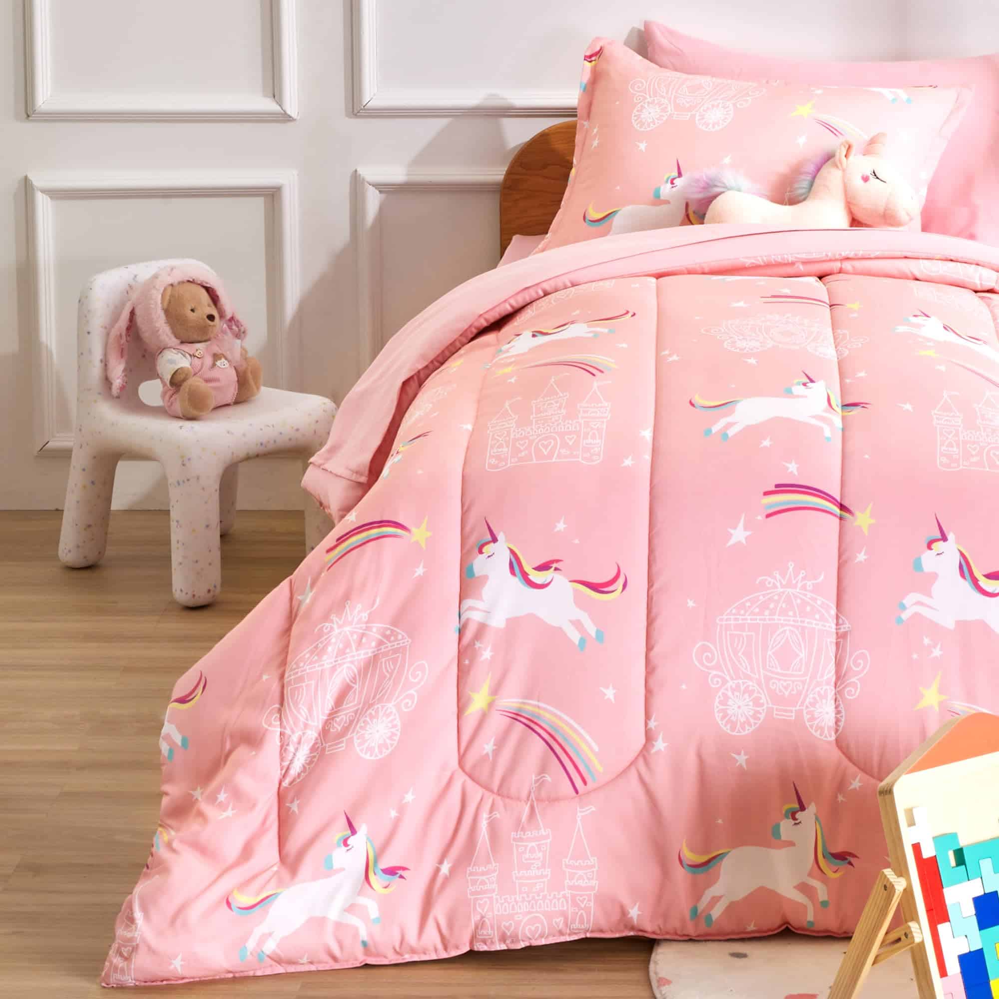Set de Ropa de Cama Sonive BIAB Queen para Niños 7 Piezas