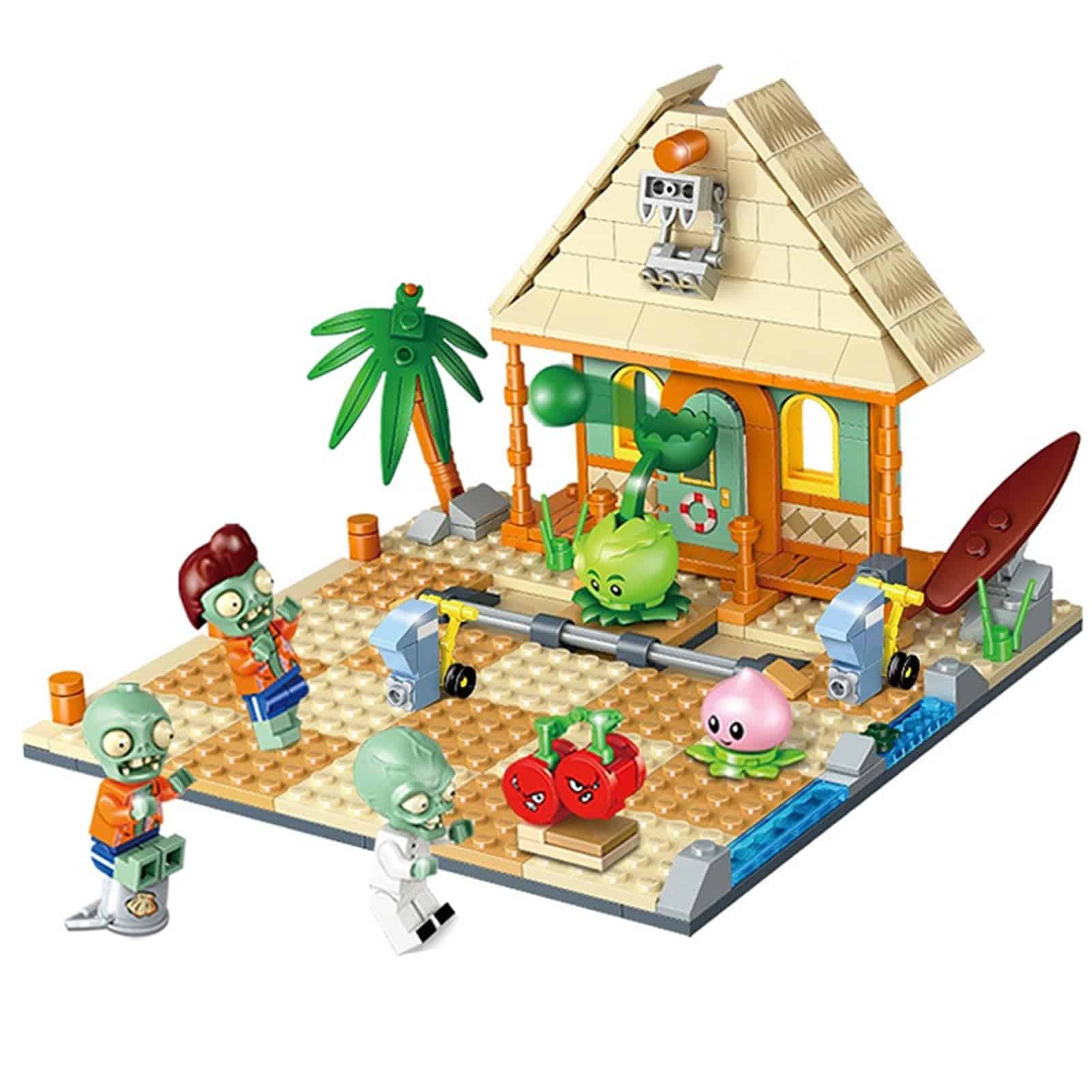JHESAO Juguetes de Plantas y Zombies Juguetes de Ensamblaje