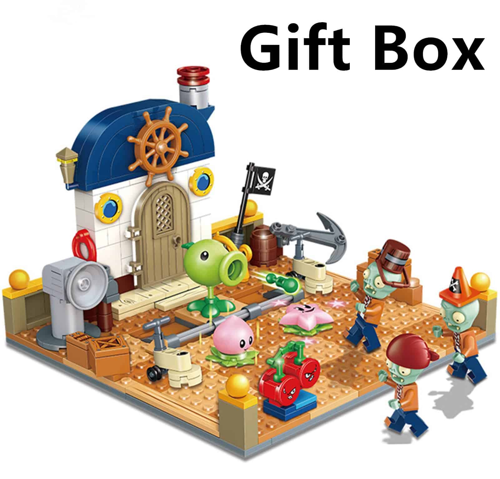 JHESAO Juguetes de Plantas y Zombies Juguetes de Ensamblaje - Imagen 4