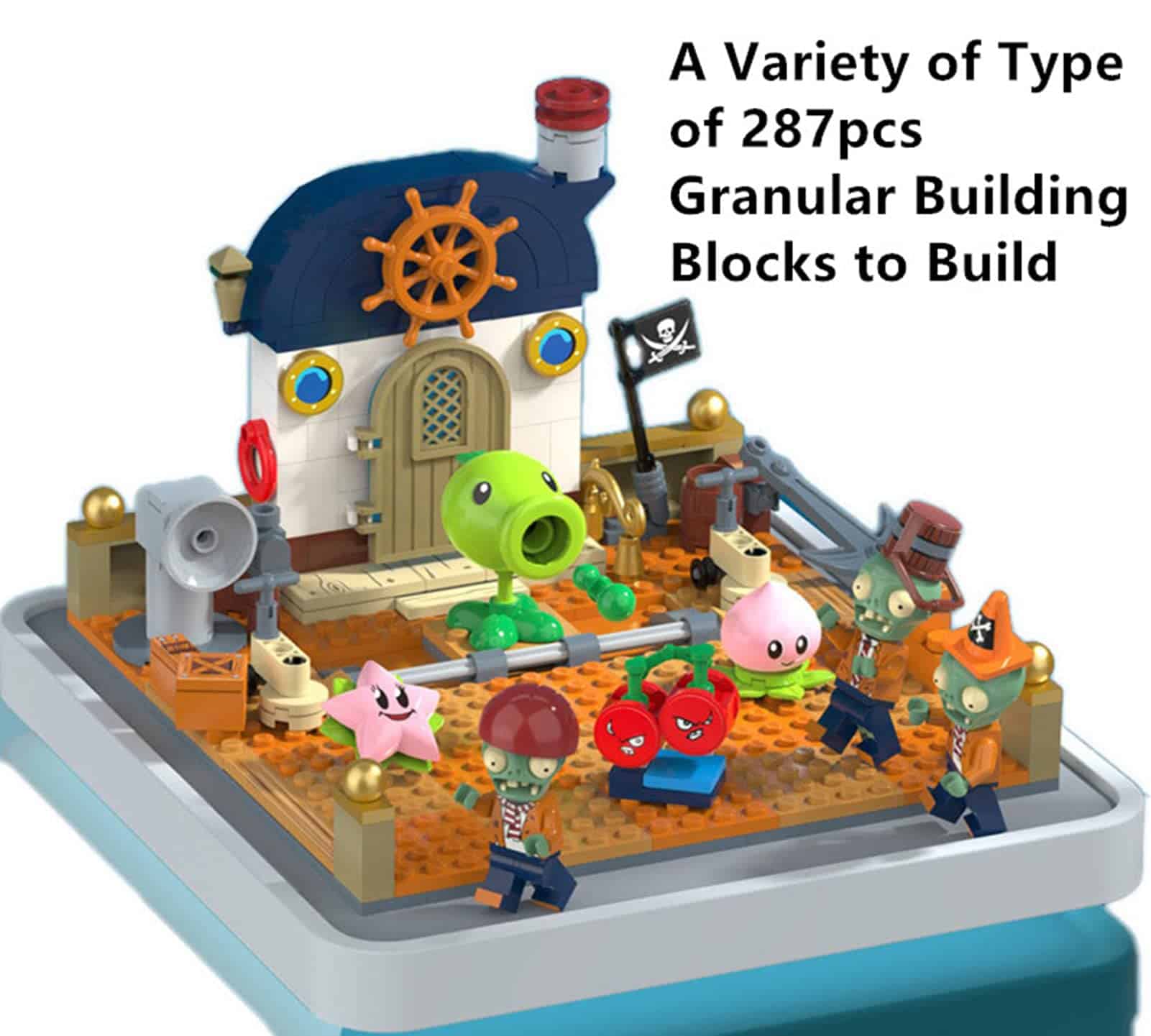 JHESAO Juguetes de Plantas y Zombies Juguetes de Ensamblaje - Imagen 5