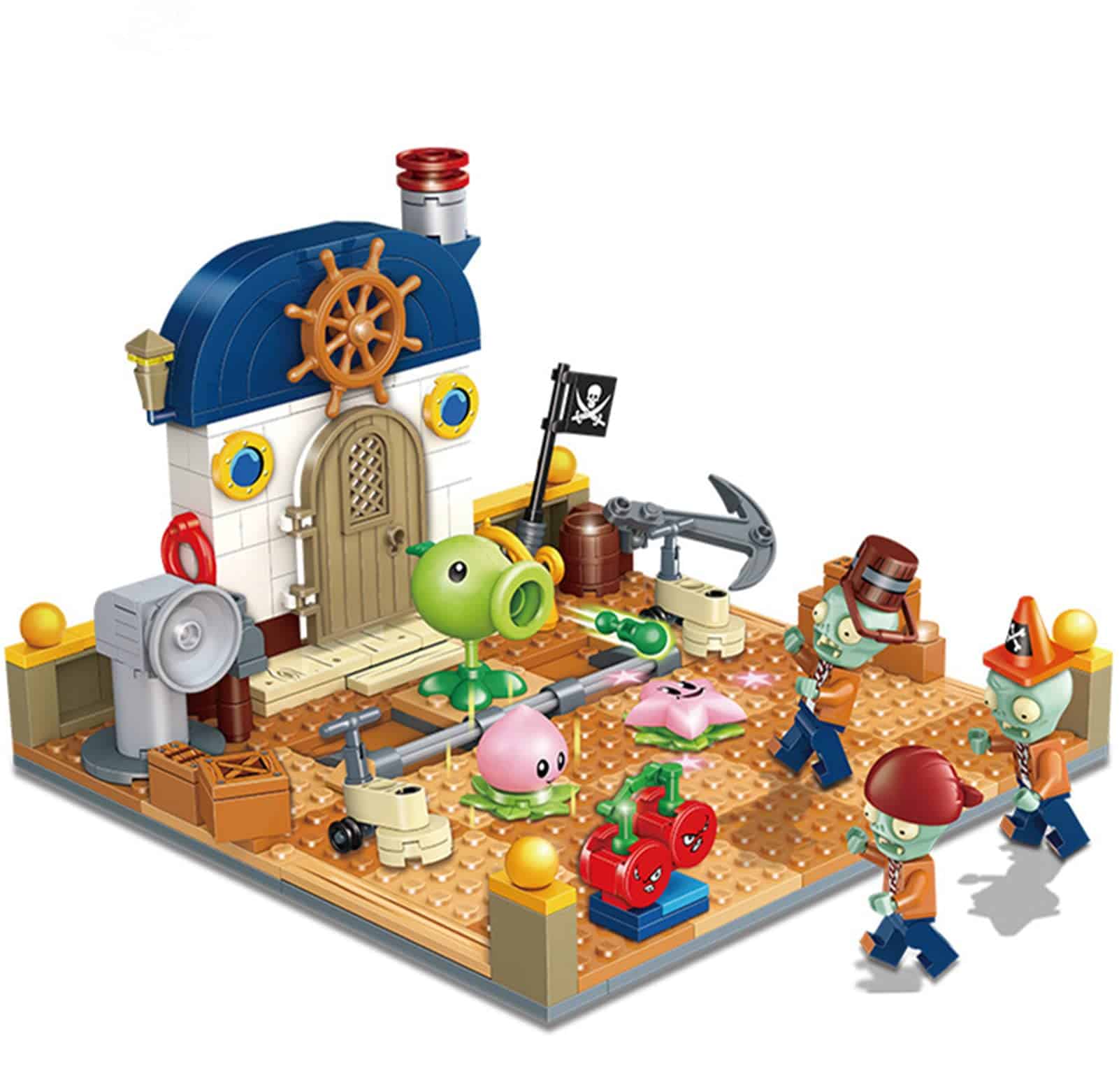 JHESAO Juguetes de Plantas y Zombies Juguetes de Ensamblaje - Imagen 7