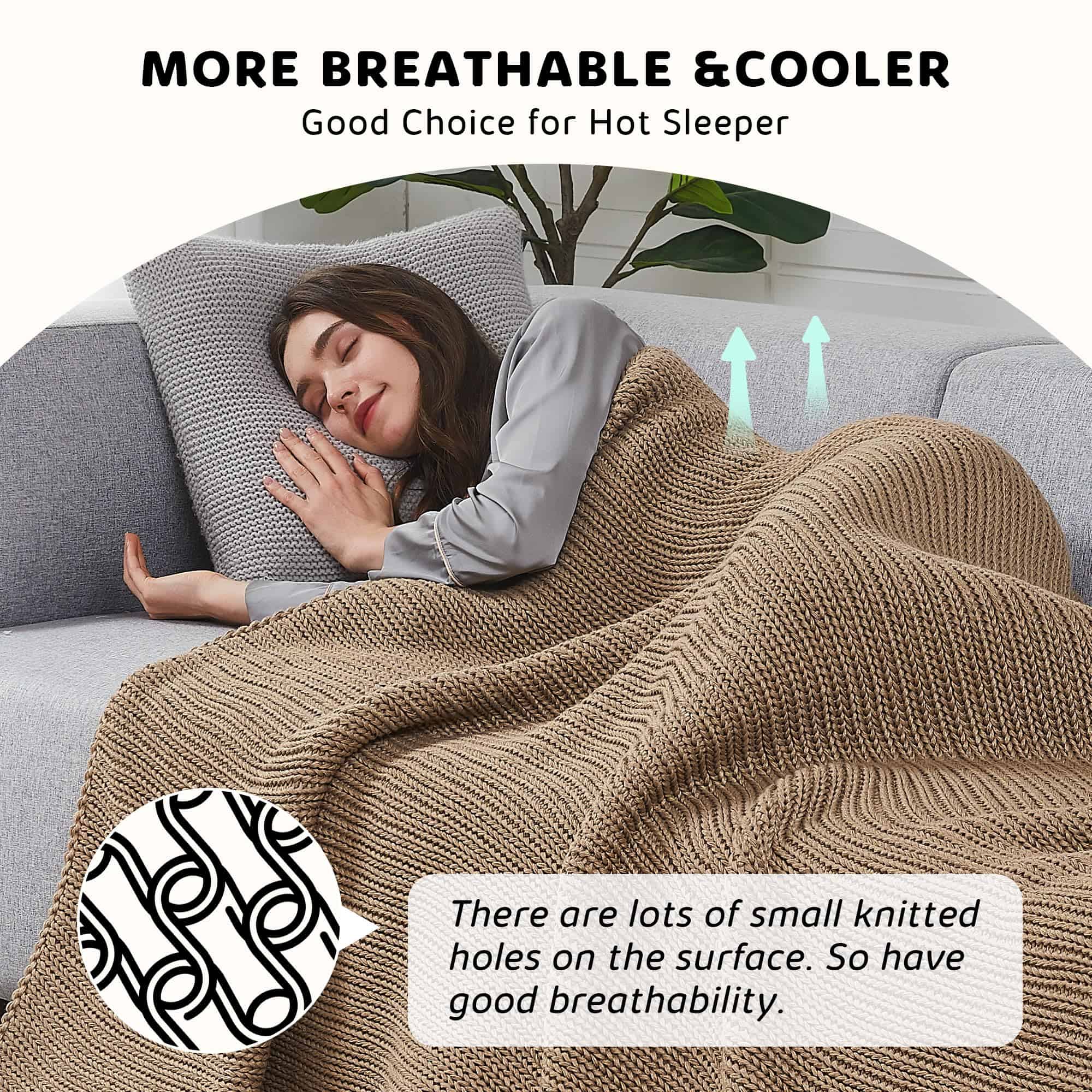 Manta Ponderada de Punto L'AGRATY - 60''x80'' 15lbs - Imagen 5