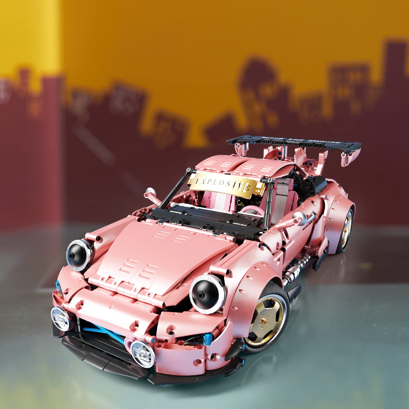 JMBricklayer Set de Construcción de Auto Deportivo PR 911 - Imagen 5