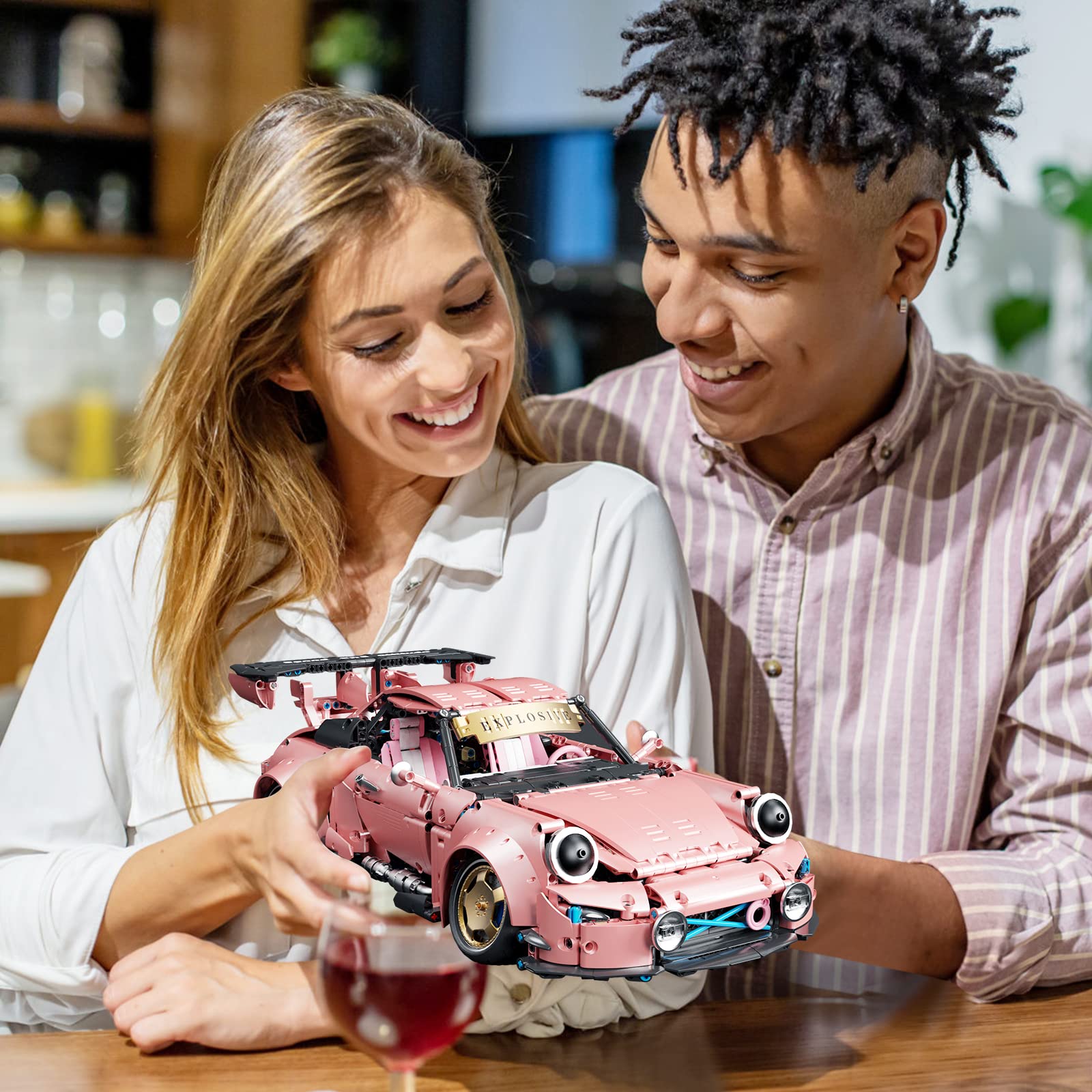 JMBricklayer Set de Construcción de Auto Deportivo PR 911 - Imagen 8