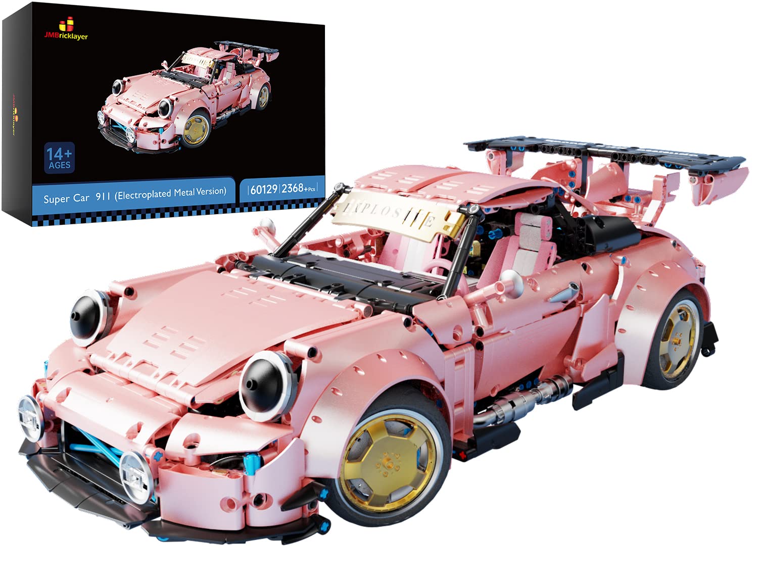 JMBricklayer Set de Construcción de Auto Deportivo PR 911