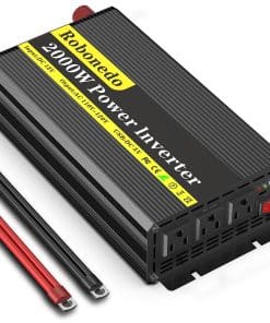 Inversor de Potencia Robonedo de 2000 vatios 12v DC a 110v