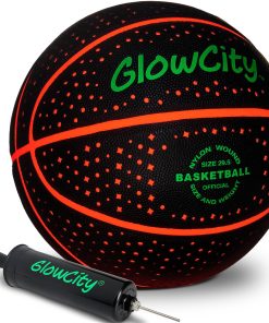 Balón de básquetbol GlowCity Glow in The Dark para niños y