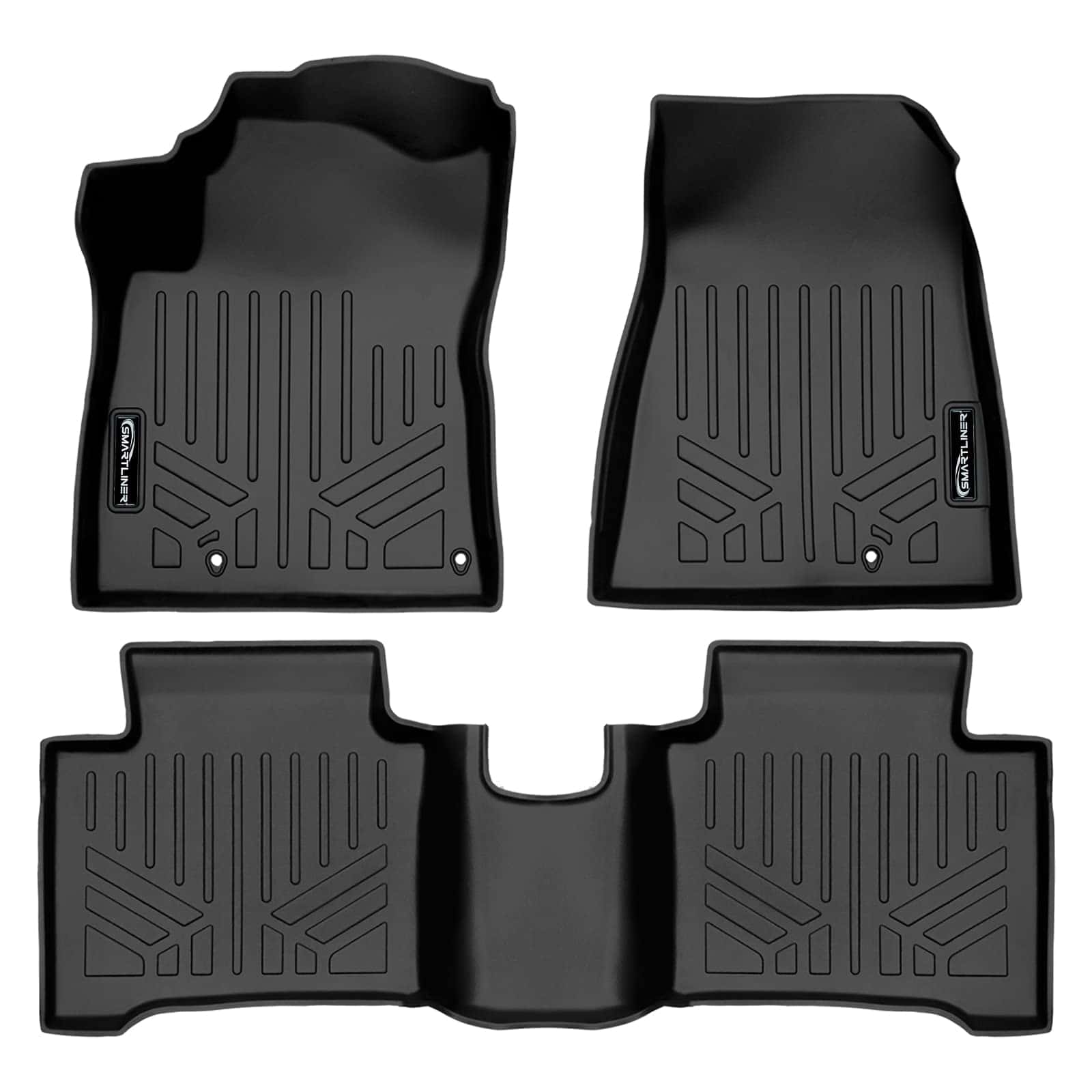SMARTLINER Juego de tapetes de piso personalizados para