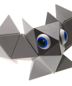 Set de 24 piezas de figuras magnéticas monocromáticas