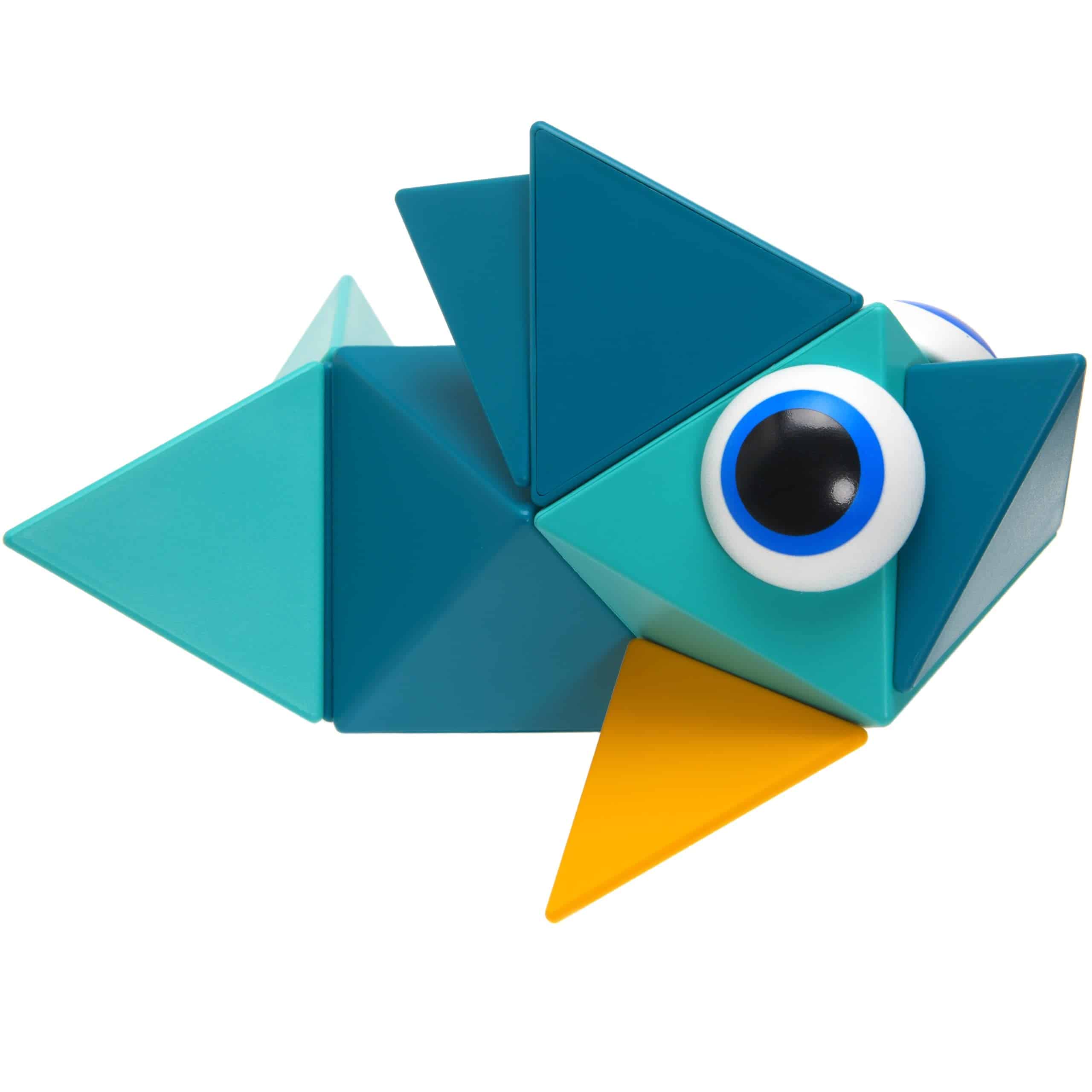 Set de 12 piezas de Figuras 3D Magnéticas Trido Laguna, Más