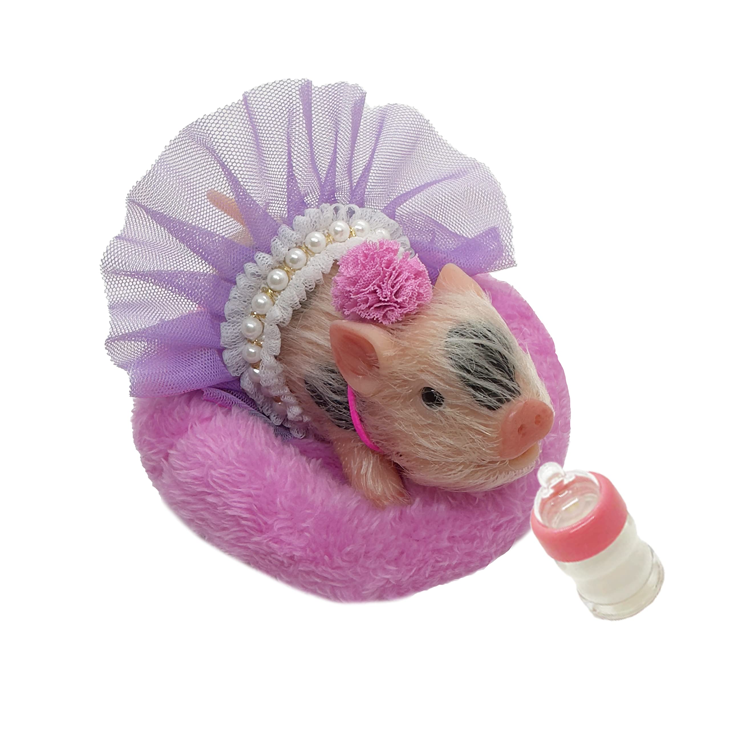 VOLOBE Piglet de Silicona, 5 Pulgadas de Mini Cerdo