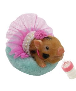 VOLOBE Silicone Piglet, 5 Pulgadas Mini Piglet Realista con