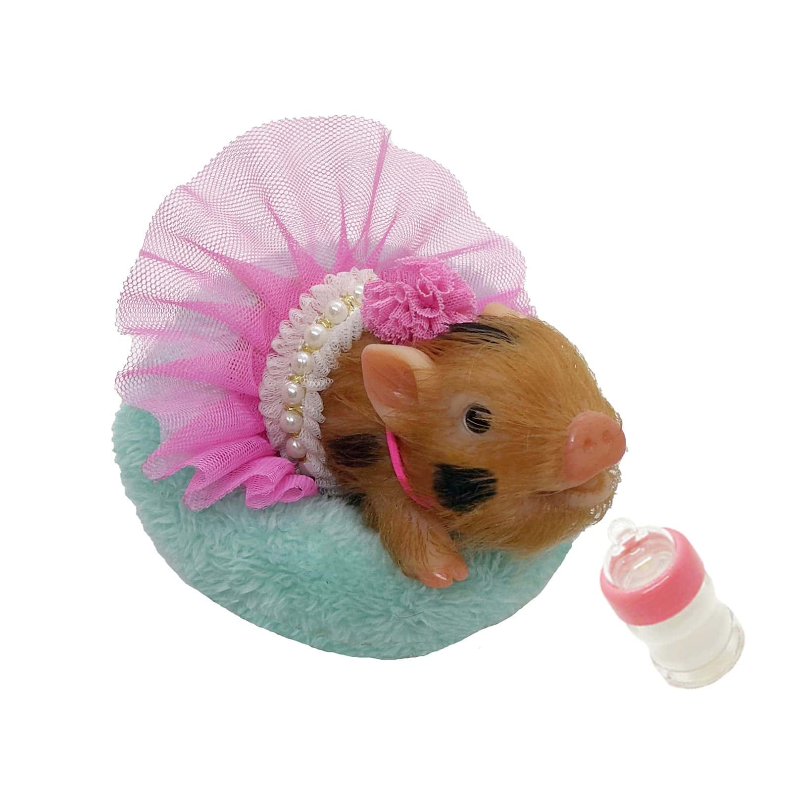 VOLOBE Silicone Piglet, 5 Pulgadas Mini Piglet Realista con