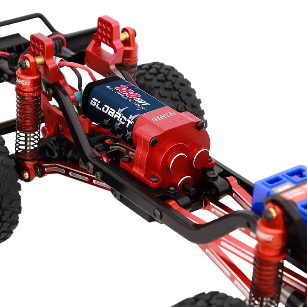 Motor Cepillado GLOBACT 180 50T con Caja de -Rojo - Imagen 6