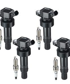 Paquete de bobina UF652 y bujías de iridio 93815 Compatible