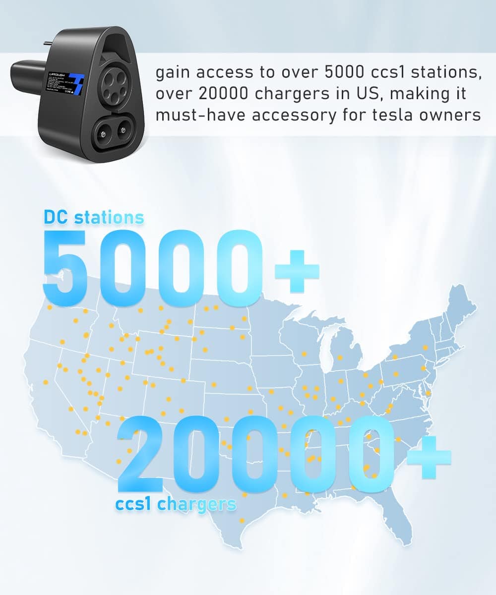 Adaptador de Cargador LaTough Tesla CCS a Tesla Model - Imagen 3